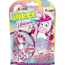 Craze Inkee Unicorn Bath Bomb with Surprise - Šumivá bomba do koupele s překvapením