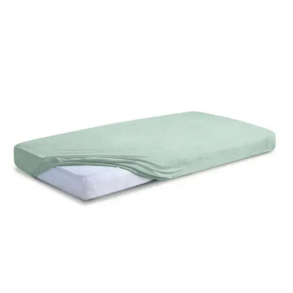 Frotē palags Premium 130/140x190/200x20 cm, piparmētru krāsā, ar gumiju, 180 g/m²