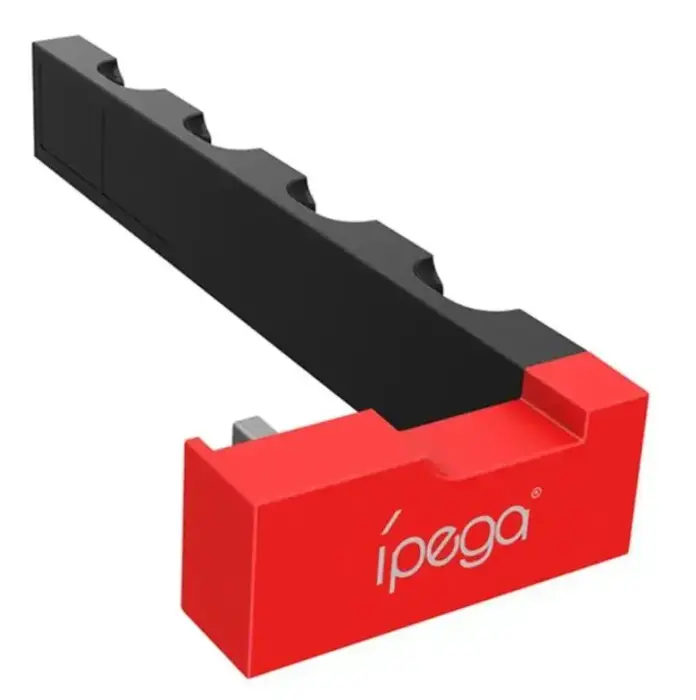 iPega PG-9186 įkrovimo dokas, skirtas Nintendo Switch ir 4x Joy-Con valdikliams – juoda/raudona