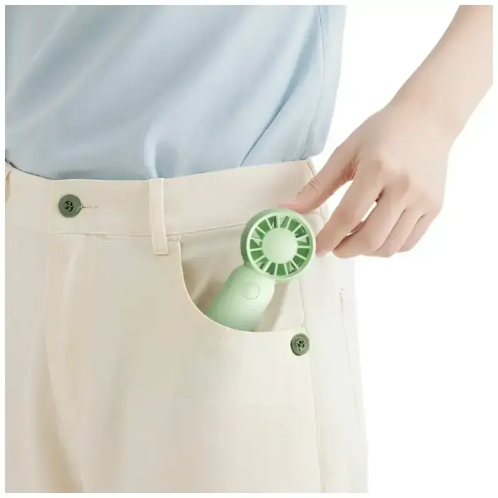 Rokas ventilators USAMS Mini Pocket ZB354 violets Foto 8