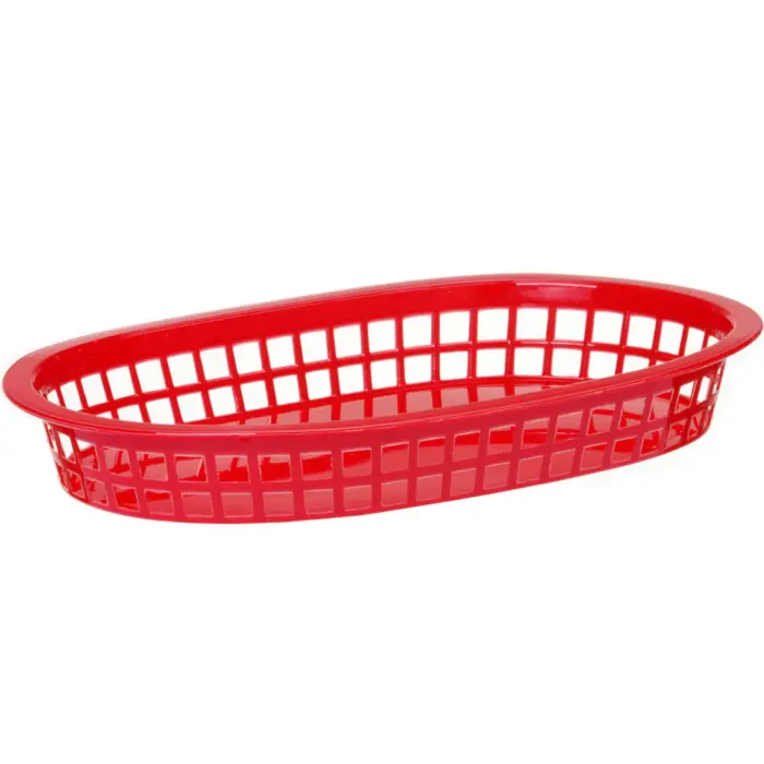 Oval bread basket red 6 pcs. - Hendi 426319 Photo