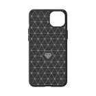 Flexible carbon pattern case for iPhone 15 Plus - Blue — Photo 3
