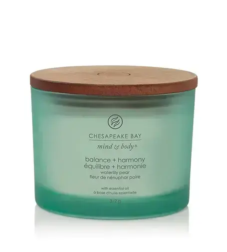 Chesapeake Bay Balance + Harmony 3-wick scented candle, 312 g