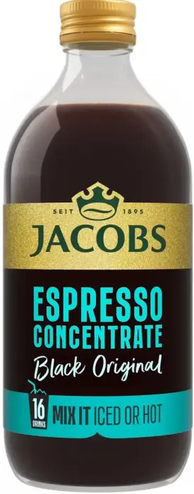 Koncentruotas kavos gėrimas JACOBS ESPRESSO ORIGINAL 485ml