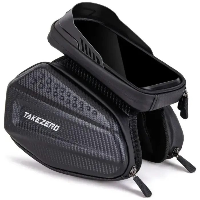 Jalgrattakott TAKEZERO A6 1.2L raamile, must