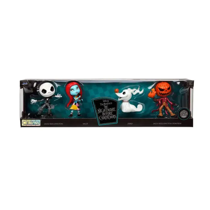 Disney Nightmare Before Christmas metalfigs pack 4 figures 7cm