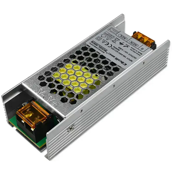 Qoltec LED Driver IP20 60W | 12V | 5A | Slim case Foto 3