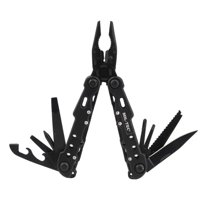 Mil-Tec Multi-Tool – Black – Large – with Case