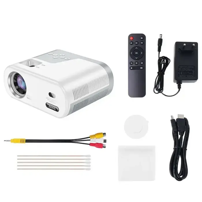 Projector HD Ready Hoco with Android software Wi-Fi Bluetooth 720P DT2 white Photo