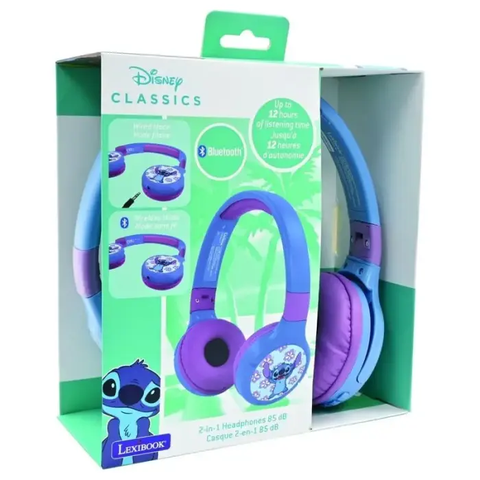 Disney Stitch Bluetooth bezvadu austiņas