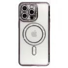 Bling MagSafe vāks iPhone 16 Pro, violets — Foto 3
