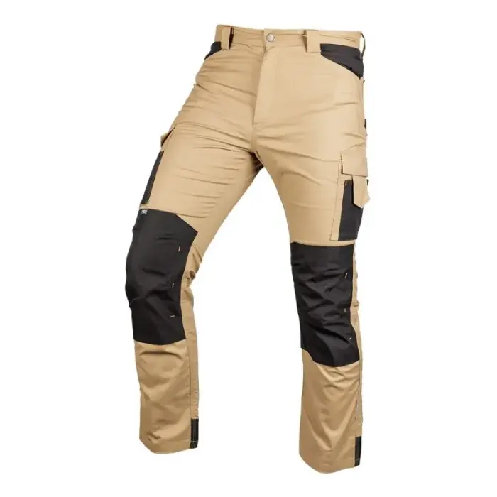 Mix&Match Work püksid, Canvas, Cordura Reinforcements, Beige and Black, Size XL