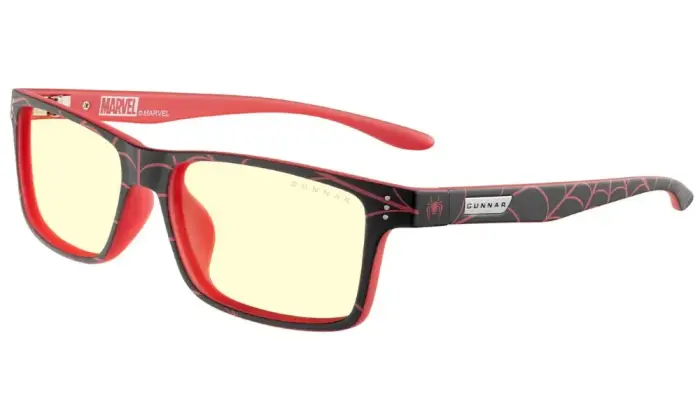 GUNNAR biroja/spēļu brilles CRUZ MARVEL SPIDER-MAN MILES MORALES EDITION * dzintara lēcas * BLF 65 * NATURAL focus
