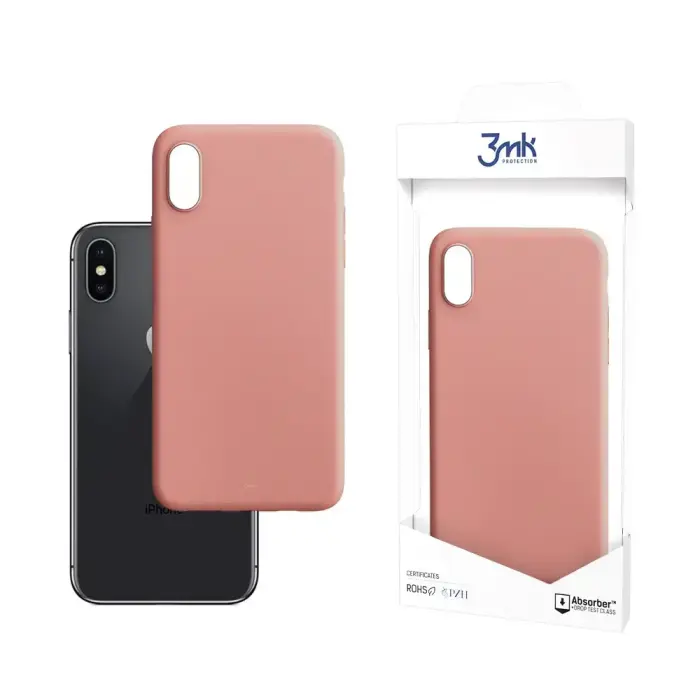 Apple iPhone X / XS - 3mk Matt Case Lychee dėklas
