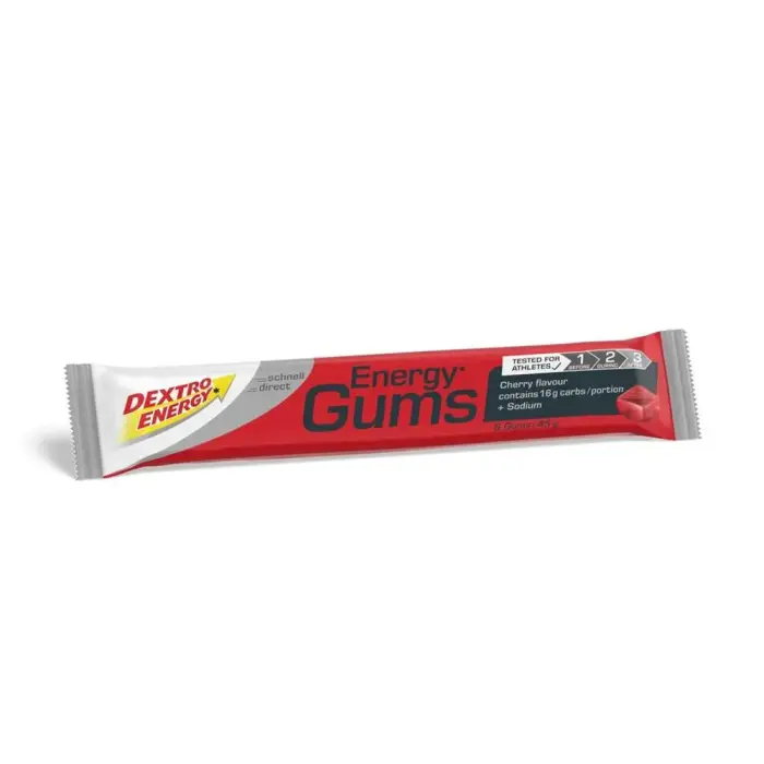 Dextro Energy - Cherry Energy Gums with Sodium, 45g