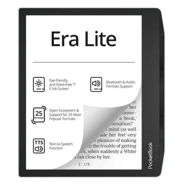 PocketBook Era Lite 710 7" 16GB Wi-Fi e-raamatu lugeja – kiviroheline