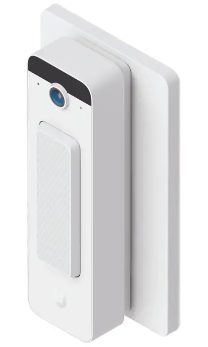 Ubiquiti UniFi Doorbell Lite Gang Box Mounting Plate White