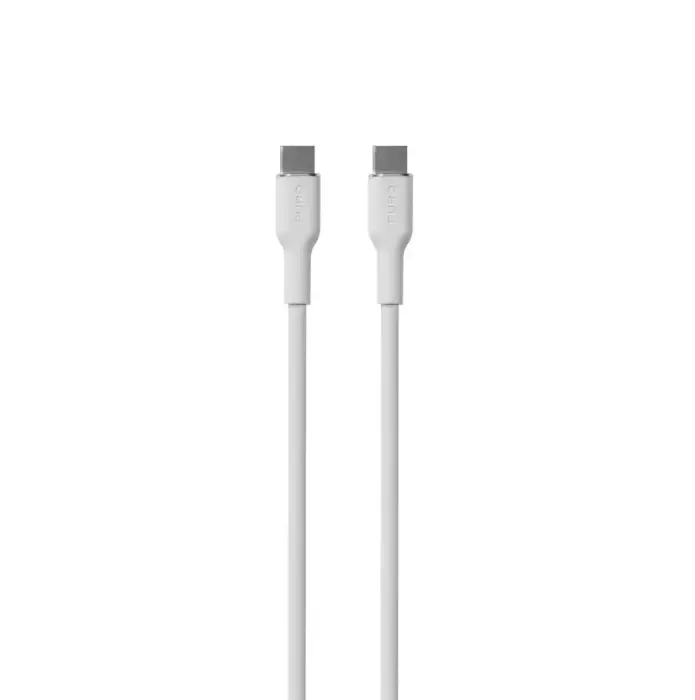 Puro Soft USB-C to USB-C Cable | 60W | 1.5m | White