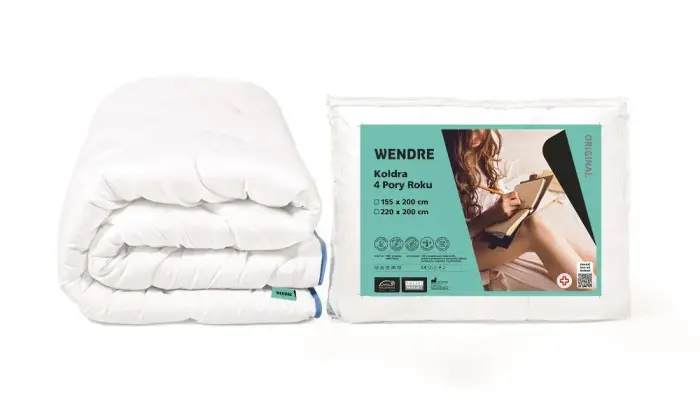 Wendre 4 Seasons Microfiber Duvet, White, 220x200 cm