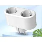 Smart double socket wifi smart timer 16a app — Photo 4