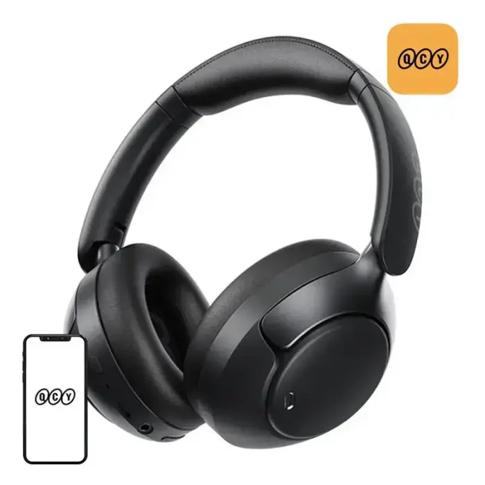 QCY H3 Pro ANC belaidės ausinės – juodos