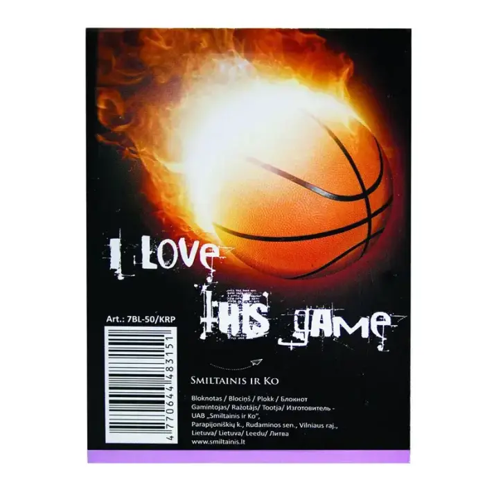 Bloks SMLT rūtiņu, A6 formāts, 50 lapas Photo