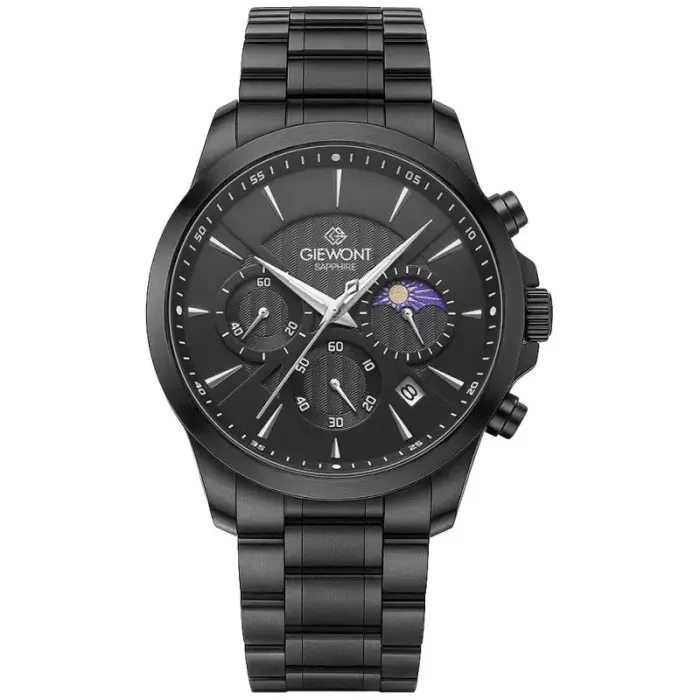Meeste kell Giewont Chronograph Sapphire Black GW9460-B1