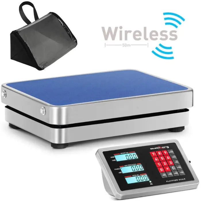 Juhtmeta WiFi platvormkaal Steinberg Systems SBS-PF-100W, 100 kg / 0,01 kg