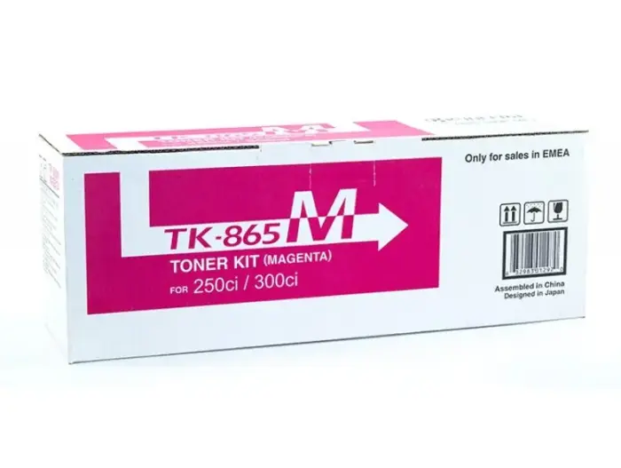 Kyocera toner TK-865M/ TASKalfa 250ci/ 12 000 lk/ purpurový