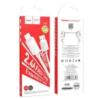 Cable USB A to Lightning Hoco 2,4A 1 m X88 white Photo