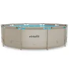 VIRTUFIT ROUND POOL 366 CM WITH FILTER PUMP BEIGE — Photo 2