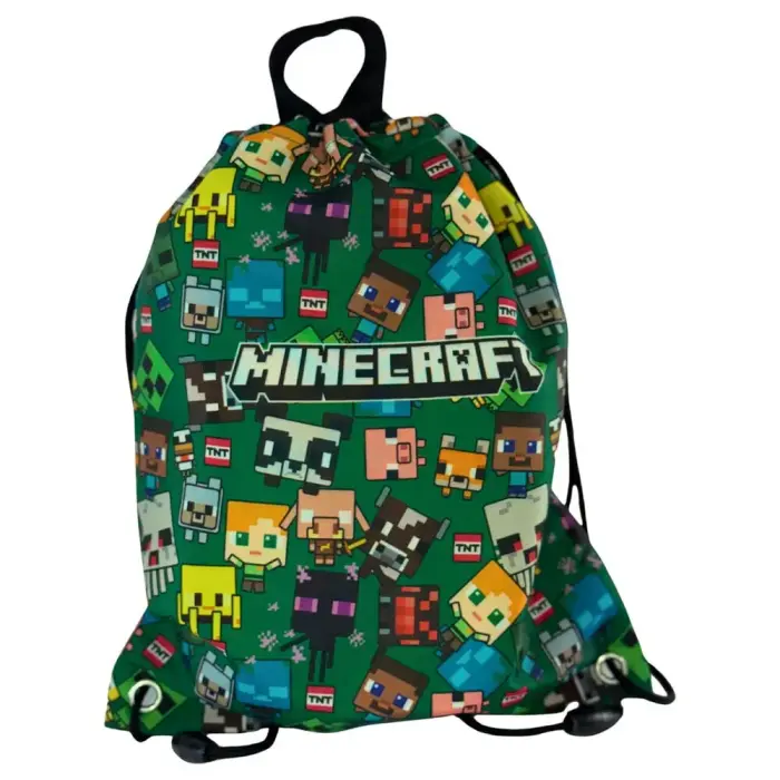Minecraft Characters priešpiečių krepšys 30 cm