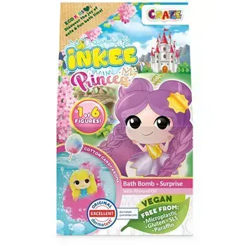 INKEE Princess Bath Fizzer - Koupelová bomba s překvapením 100.0g