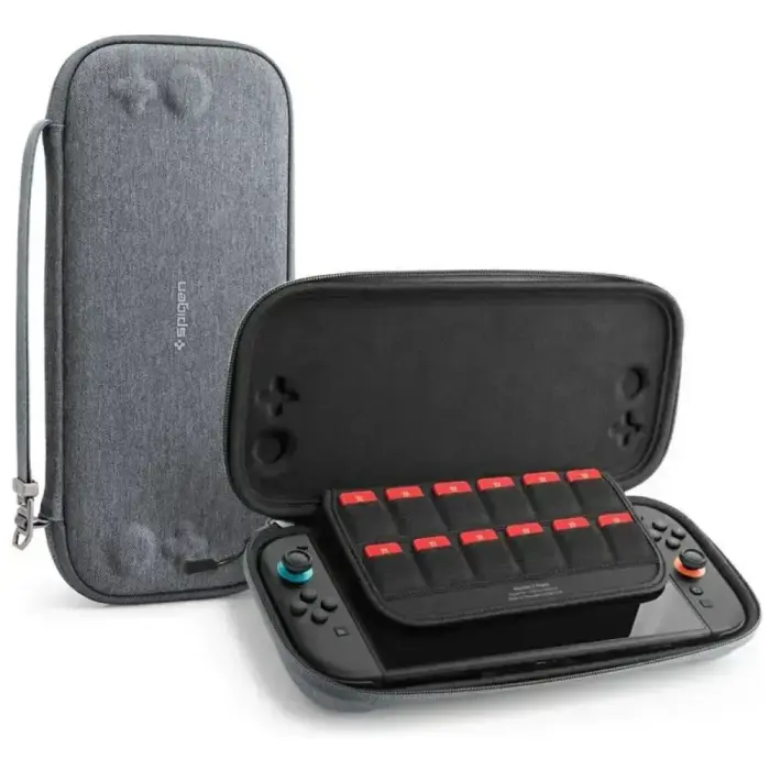 Spigen Klasden 2 Pouch maciņš priekš Nintendo Switch – pelēks
