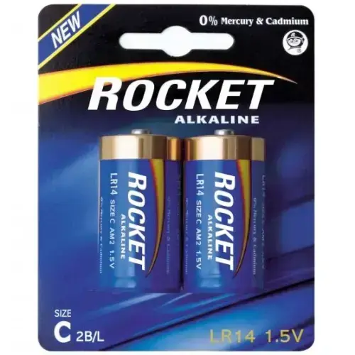 Rocket LR14 (C) Šarminės baterijos, 2 vnt.