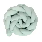 Crib Braid Protector, Muslin, Mint, 200cm Length — Photo 2