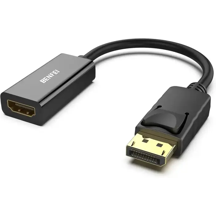 BENFEI adapter DisplayPort 1.2 HDMI 1.4 4K ühepoolne must
