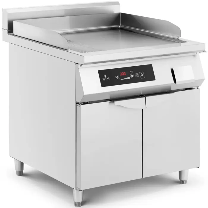grils indukcyjny gładki wolnostojący 720 x 610 mm 80-300 C 10000 W
