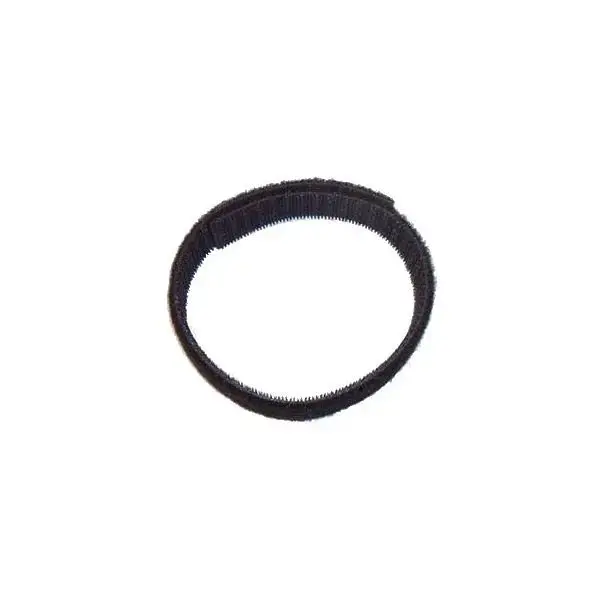 Solarix oboupagesný suchý zip, black, šířka 10mm, balení 25m