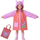 Children’s Rain Poncho, Pink, REDCLIFFS R.L — Nuotrauka 1