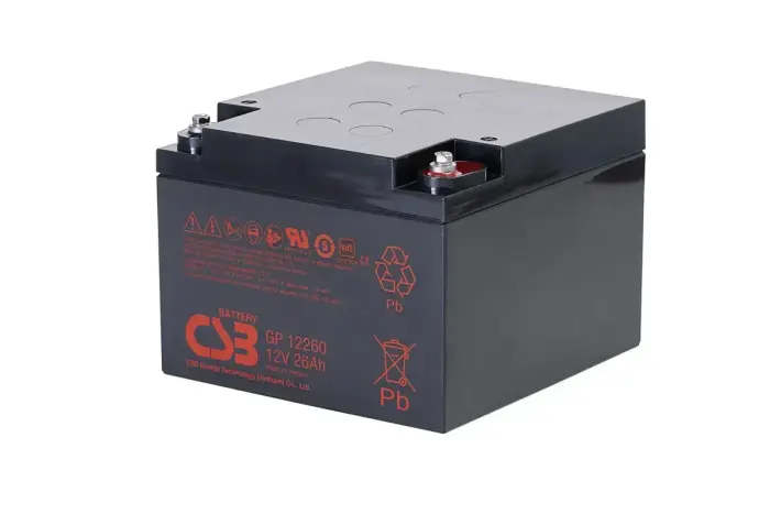 Lead acid battery 12V 26Ah Pb AGM VRLA CSB