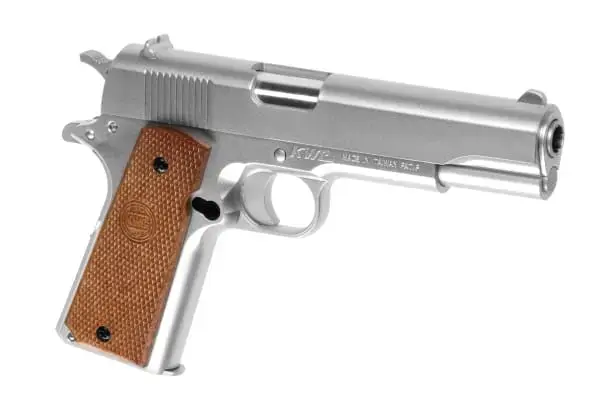 M1911 Silver Spring Airsoft Pistol