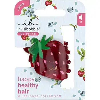 Invisibobble Clipstar Wildflower Berry Brighter M - Skřipec do vlasů