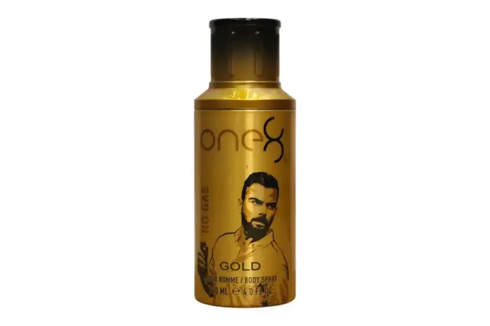 One 8 No Gas Gold Scented Spray for Men, 120 ml