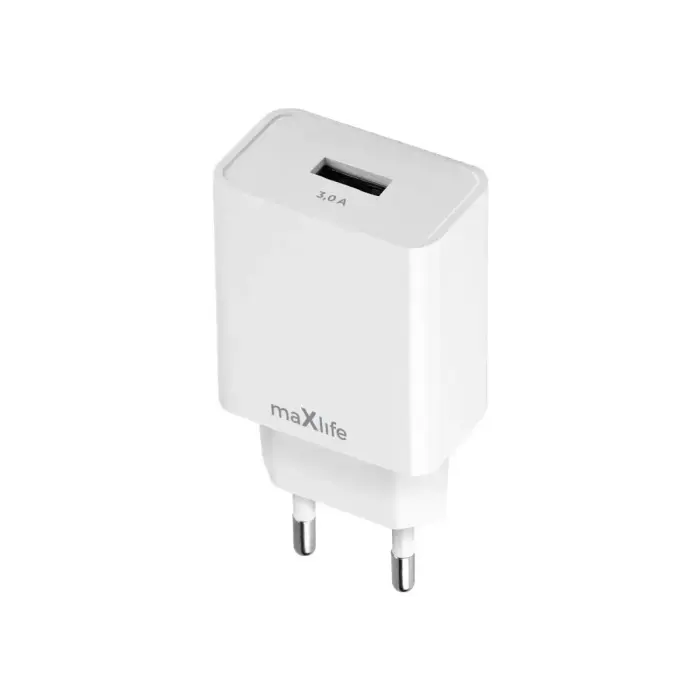 Maxlife MXTC-11 laadija 1x USB-A 15W must