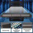 Extralink CAT6A STP patchpaneel 24 porti — Foto 12