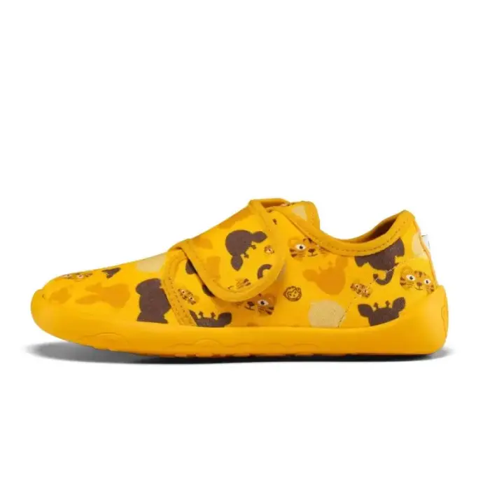 Affenzahn barefoot slipper cotton moccasins tiger (01398-10009), size 23.0