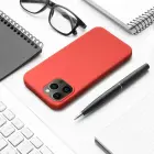 SILICONE case for iPhone 16 Plus peach — Photo 4