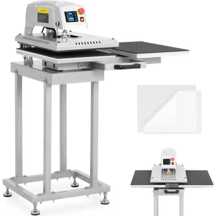 MSW-CA-0002D Pneumatic Double Heat Press 40x60 cm 2600W