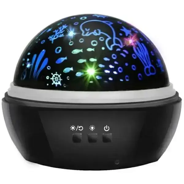 Night Light with Projector, Black LP16857